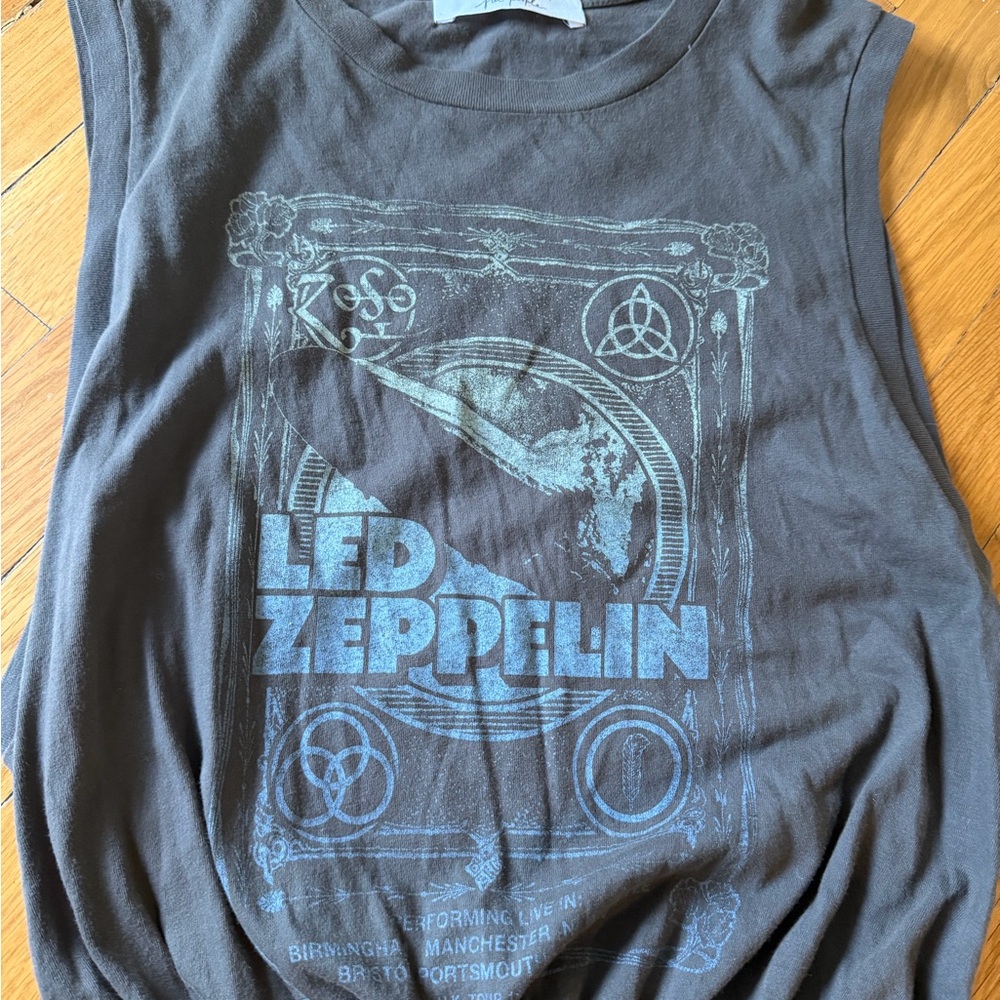 Charcoal Graphic Sleeveless dress - Picture 2 of 4